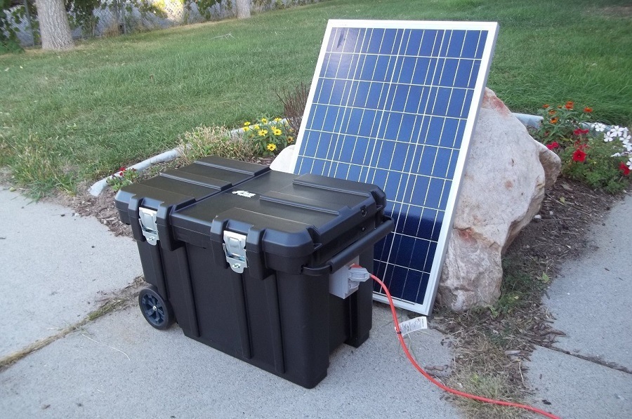 storm outage solar generator